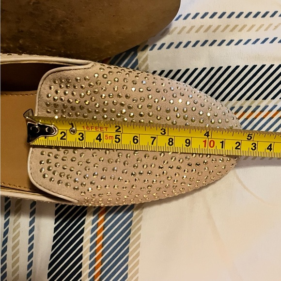 J Crew Gold Loafers Flats - Picture 6 of 8